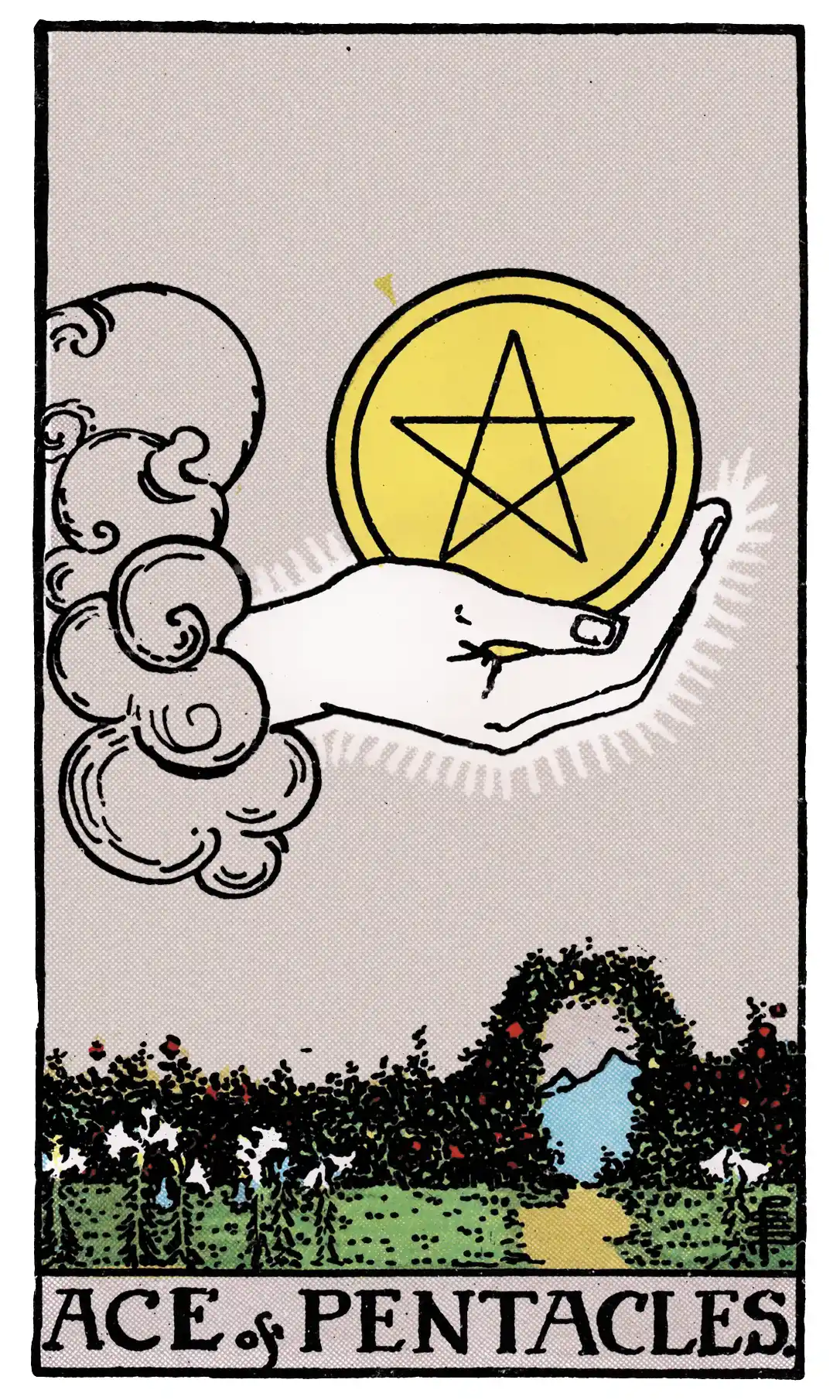 ace of pentacles
