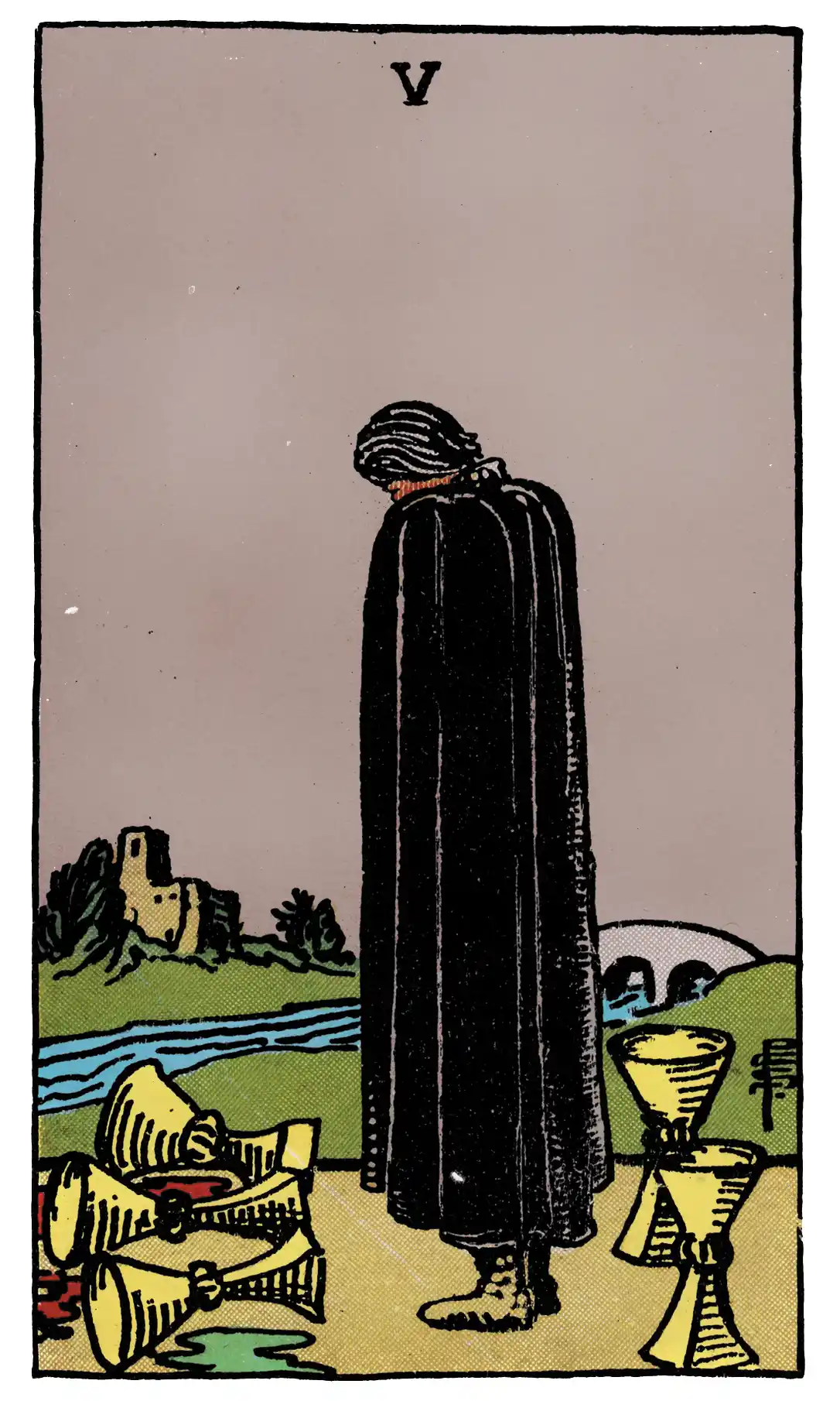 five of cups