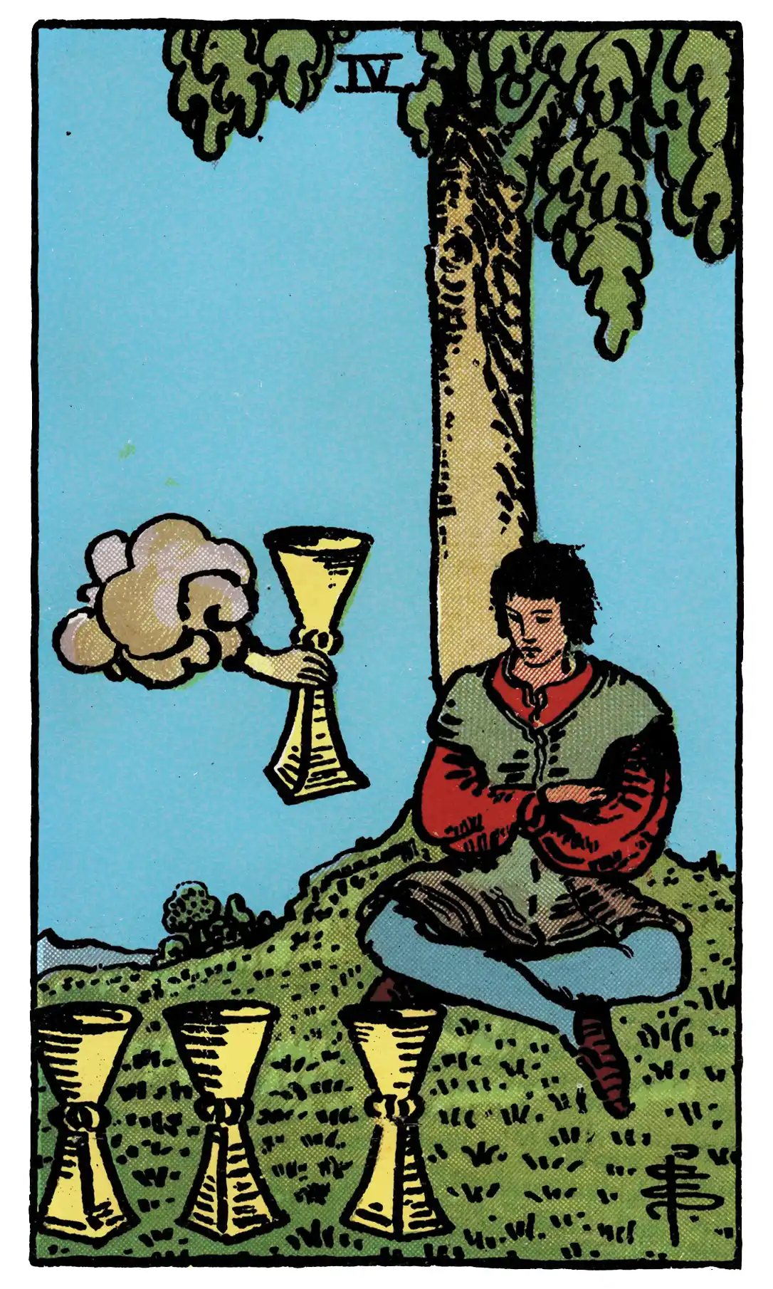 four of cups