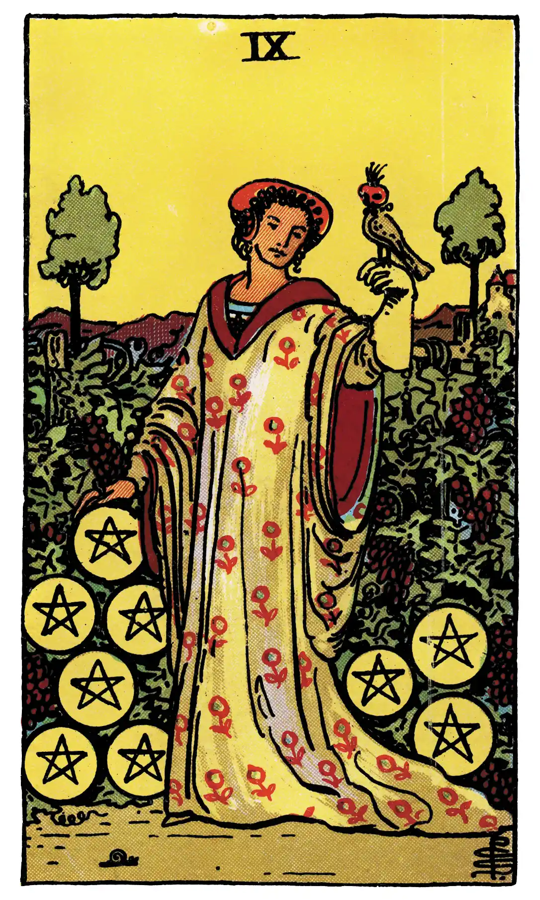 nine of pentacles