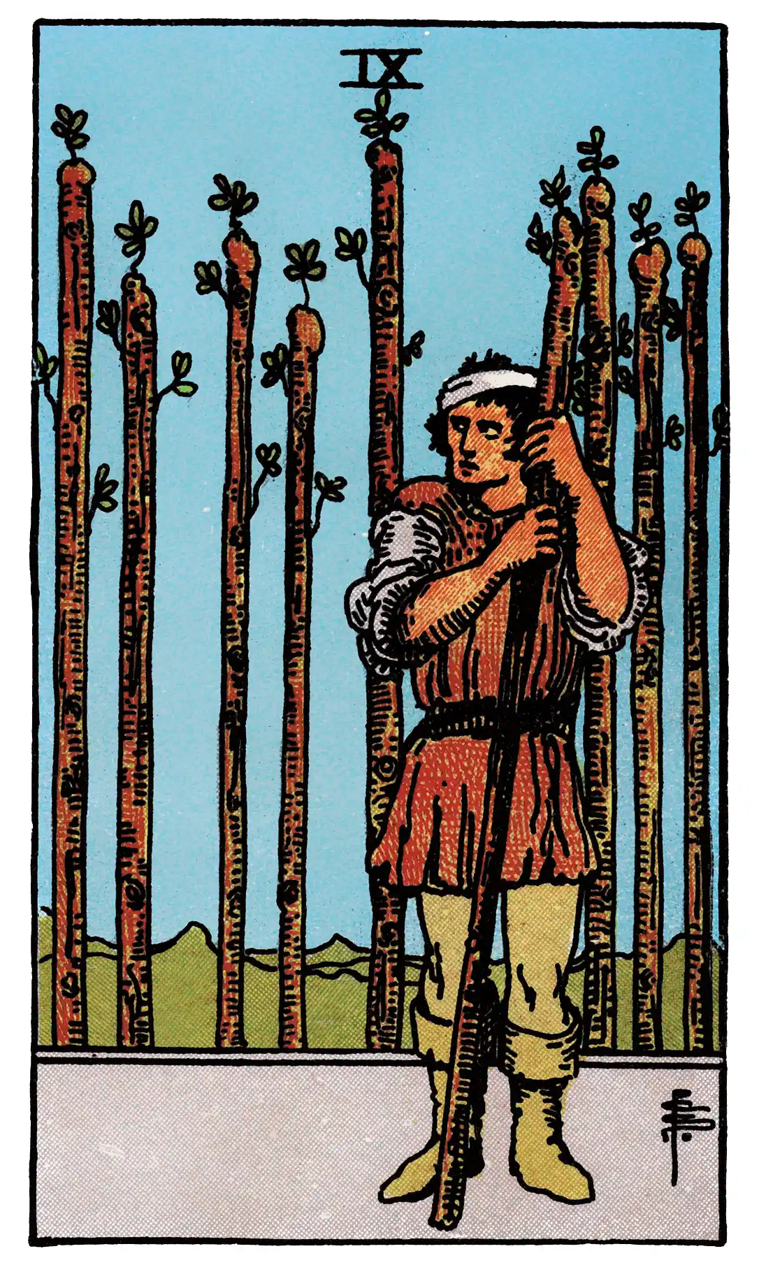 nine of wands