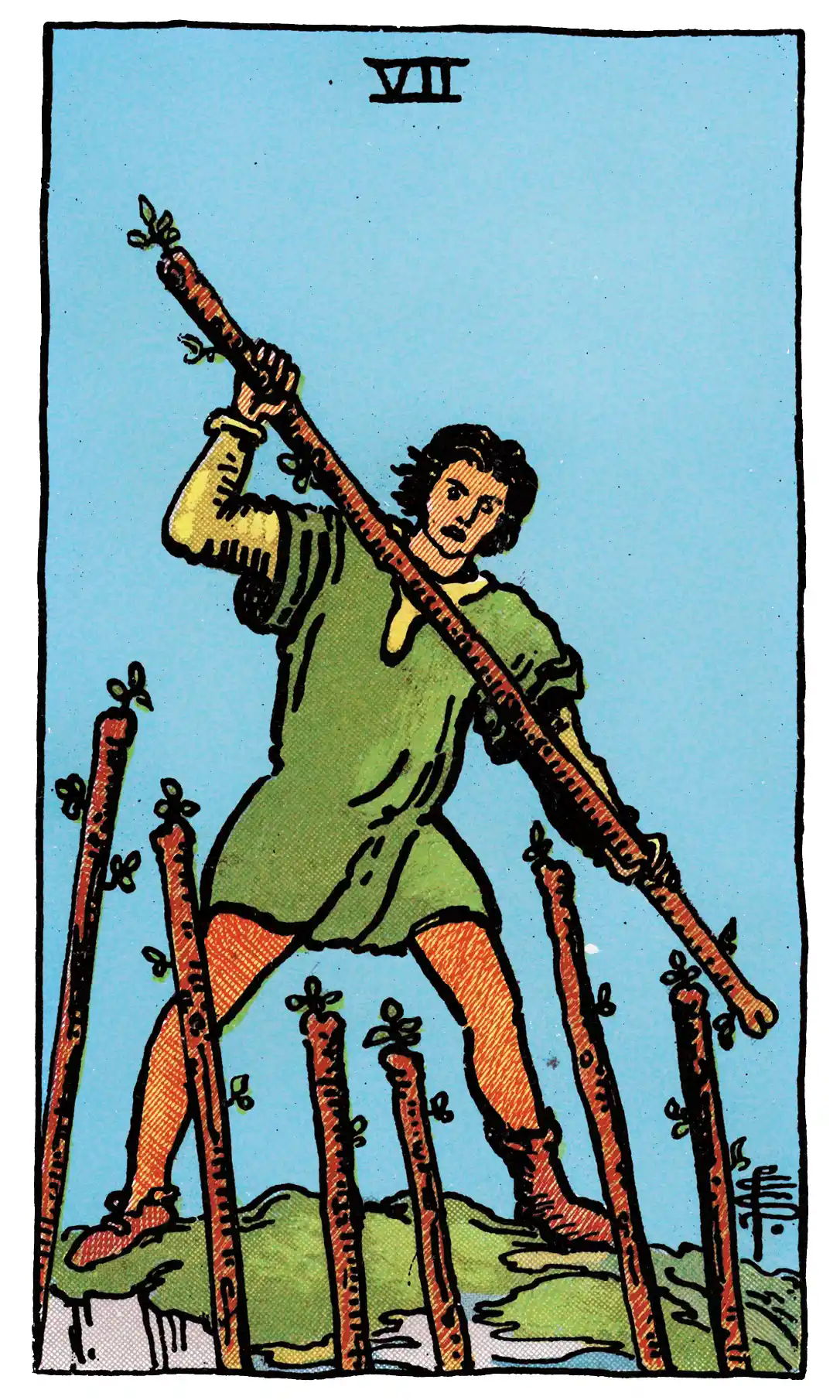 seven of wands